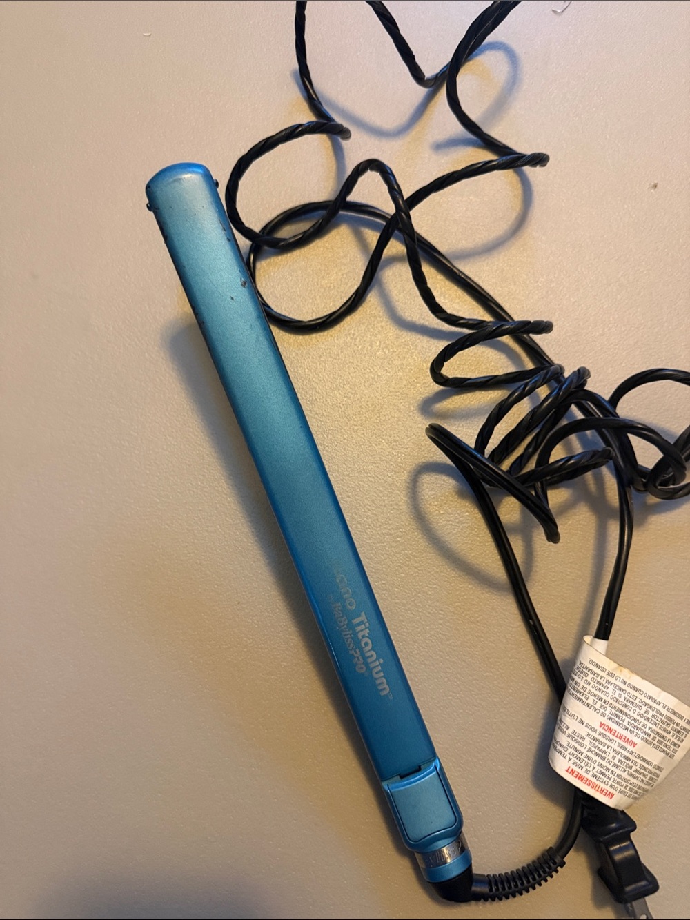 BaByliss Blue Titanium 1 inch Flat Iron